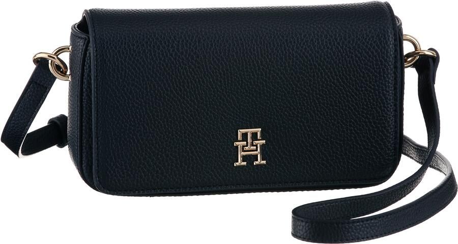 Tommy Hilfiger Schoudertas TH EMBLEM FLAP CROSSOVER met th-embleem aan de voorkant - Foto 3