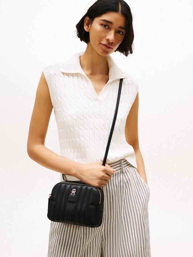 Tommy Hilfiger Schoudertas TH FEMININE CONV CAMERA BAG dames schoudertas minibag in trendy step-design - Foto 3