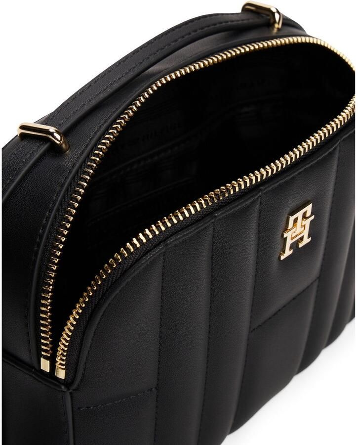 Tommy Hilfiger Schoudertas TH FEMININE CONV CAMERA BAG dames schoudertas minibag in trendy step-design