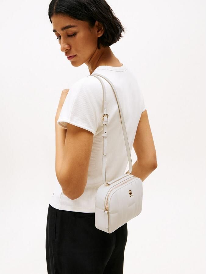 Tommy Hilfiger Schoudertas TH FEMININE CONV CAMERA BAG dames schoudertas minibag in trendy step-design - Foto 3