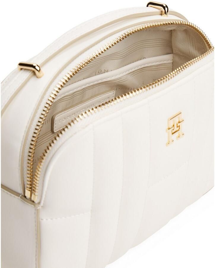 Tommy Hilfiger Schoudertas TH FEMININE CONV CAMERA BAG dames schoudertas minibag in trendy step-design