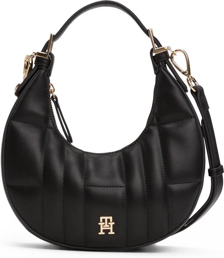 Tommy Hilfiger Schoudertas TH FEMININE MOON CROSSOVER dames schoudertas hobo met th-sierstuk - Foto 5