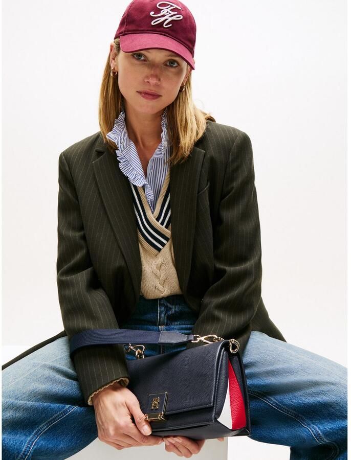 Tommy Hilfiger Schoudertas TH HER MED CROSSOVER CORP dames handtas clutch zijdelingse bezettingen in tommy kleuren - Foto 2