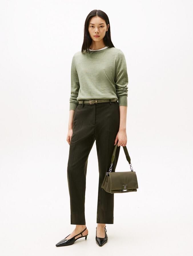 Tommy Hilfiger Schoudertas TH HER MED CROSSOVER NYLON SV dames draagtas avondtas clutch met edele th-steeksluiting - Foto 4