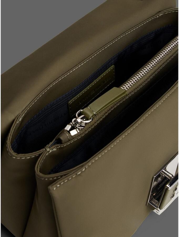 Tommy Hilfiger Schoudertas TH HER MED CROSSOVER NYLON SV dames draagtas avondtas clutch met edele th-steeksluiting - Foto 2