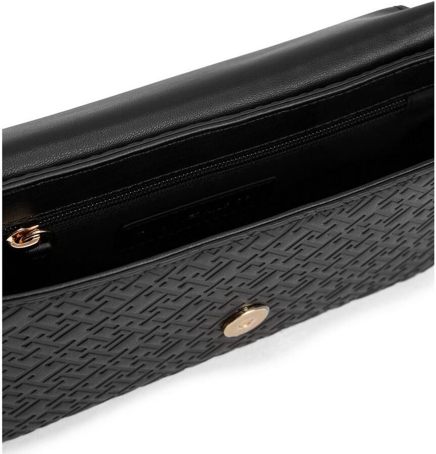 Tommy Hilfiger Schoudertas TH ICON CONV CROSSOVER MONO dames schoudertas minibag met th-logo