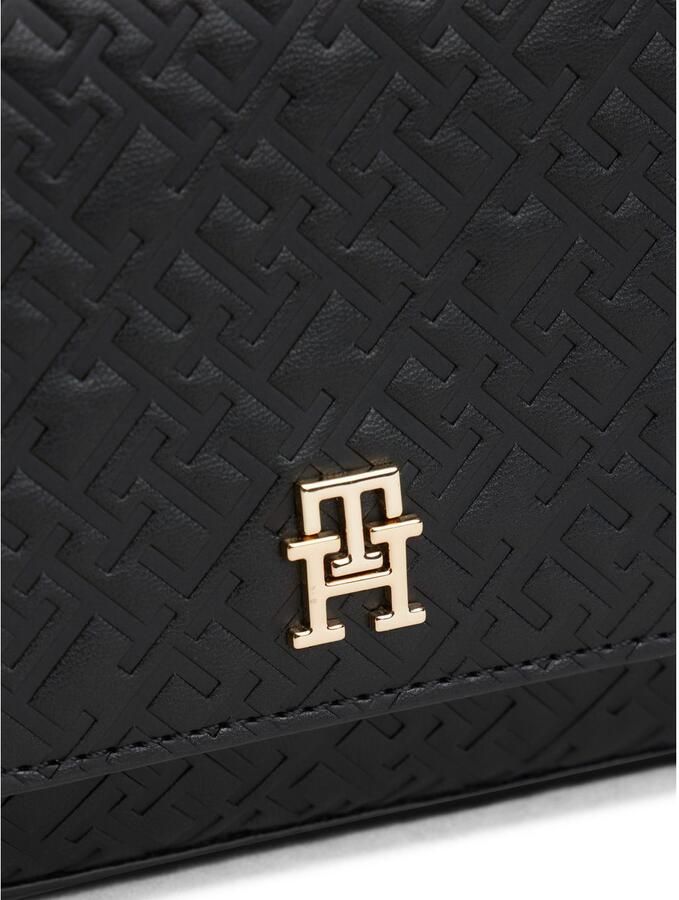 Tommy Hilfiger Schoudertas TH ICON CONV CROSSOVER MONO dames schoudertas minibag met th-logo - Foto 2