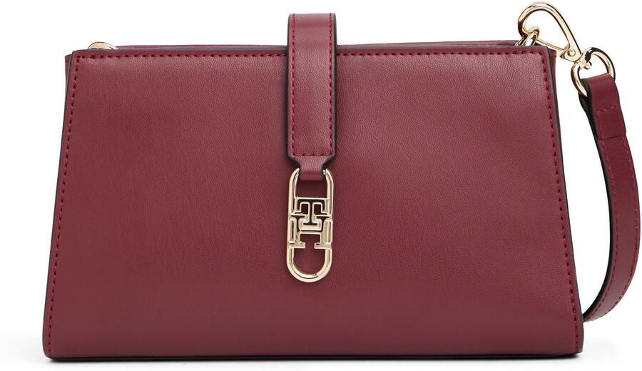 Tommy Hilfiger Schoudertas TH LIBRE MINI CROSSOVER dames schoudertas clutch met elegant th-sluitelement - Foto 5