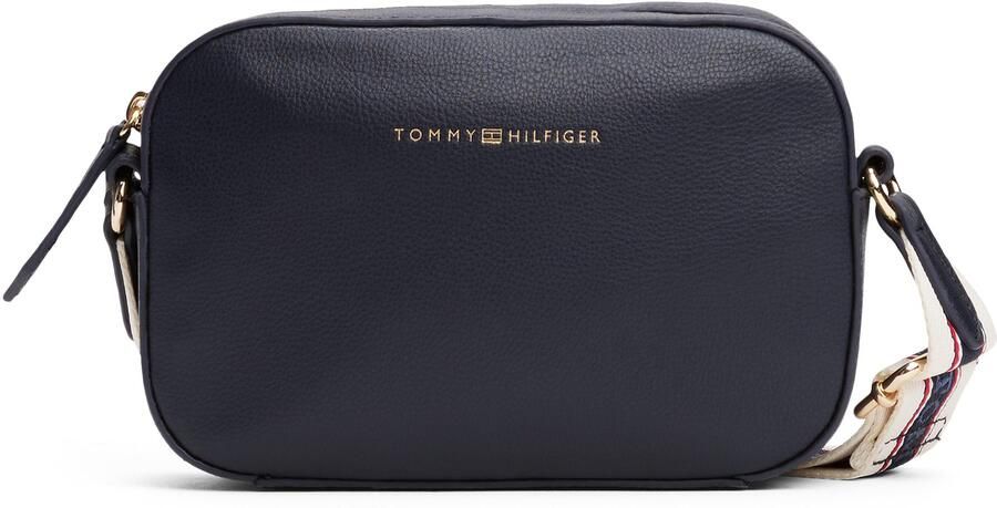 Tommy Hilfiger Schoudertas TH LOGOTAPE CAMERA BAG dames schoudertas minibag met logo op schouderriem - Foto 5