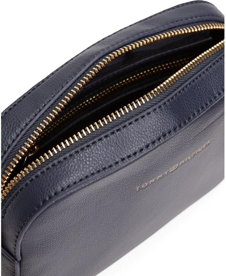 Tommy Hilfiger Schoudertas TH LOGOTAPE CAMERA BAG dames schoudertas minibag met logo op schouderriem