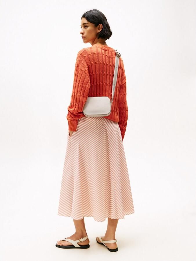 Tommy Hilfiger Schoudertas TH LOGOTAPE CAMERA BAG dames schoudertas minibag met logo op schouderriem - Foto 2