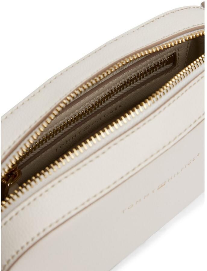 Tommy Hilfiger Schoudertas TH LOGOTAPE CAMERA BAG dames schoudertas minibag met logo op schouderriem