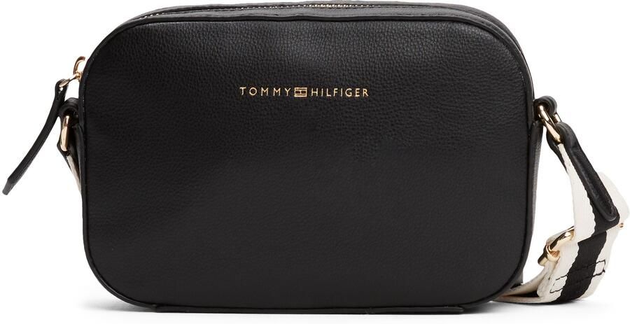 Tommy Hilfiger Schoudertas TH LOGOTAPE CAMERA BAG dames schoudertas minibag met logo op schouderriem - Foto 5