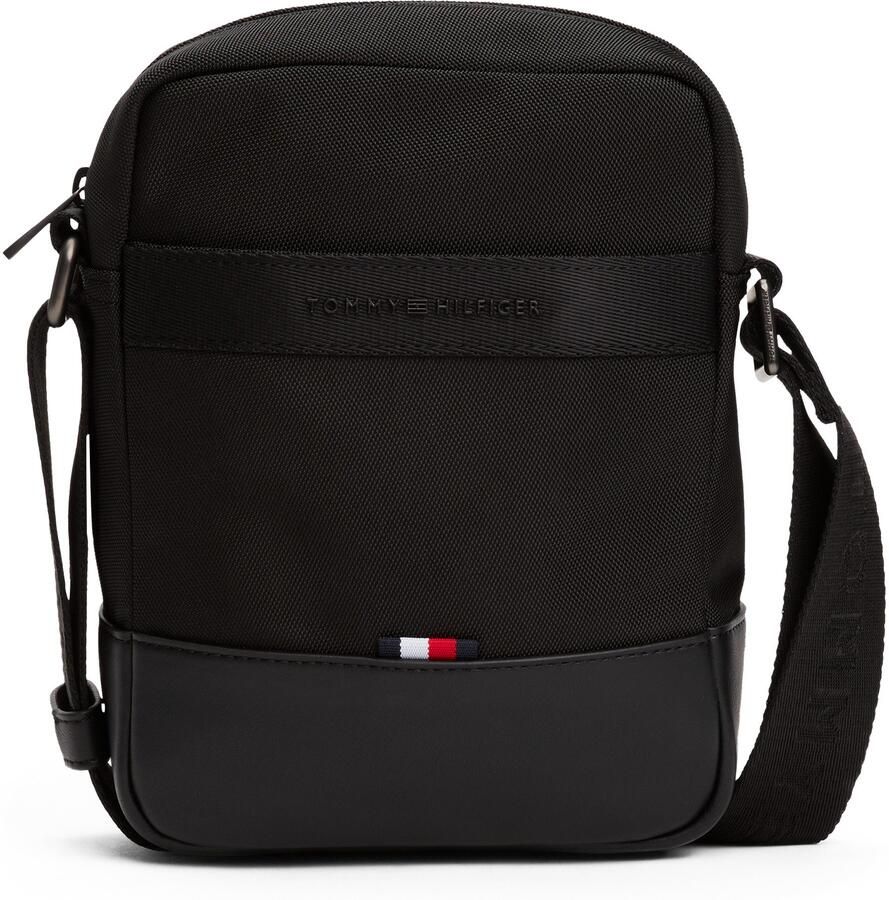 Tommy Hilfiger Schoudertas TH NYLON TRAVEL MINI REPORTER heren schoudertas crossbody tas met logovlag - Foto 5