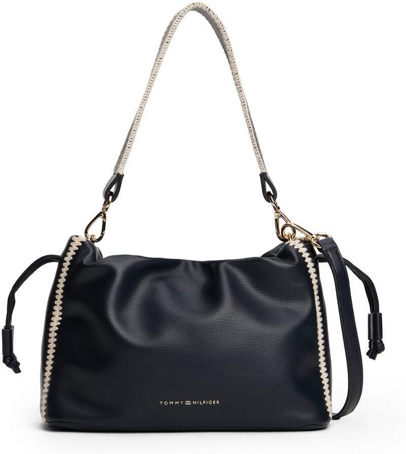 Tommy Hilfiger Schoudertas TH SOFT SUMMER MINI BUCKET dames schoudertas minibag clutch met afneembare schouderriem