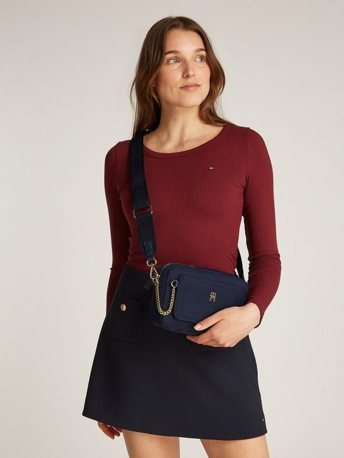 Tommy Hilfiger Schoudertas TH SPRING CAMERA BAG dames mini bag schoudertas met verstelbare schouderriem - Foto 3
