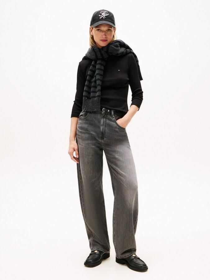 Tommy Hilfiger Regular fit gebreide pullover van een mix van katoen en kasjmier - Foto 8