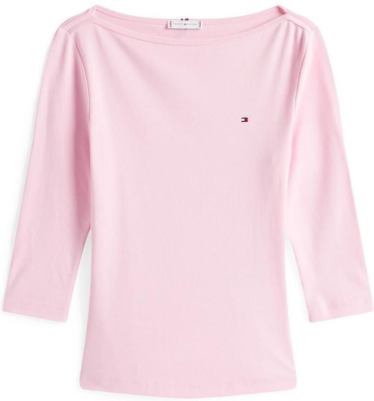 Tommy Hilfiger Shirt met 3 4 mouwen NEW CODY SLIM BOAT-NK 3 4SLV met boothals en strepen