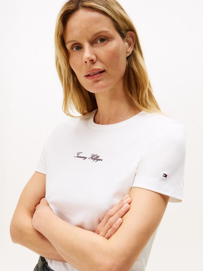 Tommy Hilfiger Shirt met korte mouwen CLASSIC SCRIPT REG SS TEE