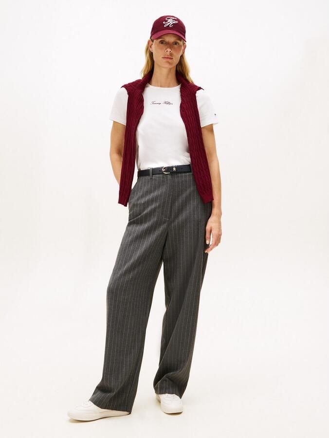 Tommy Hilfiger Shirt met korte mouwen CLASSIC SCRIPT REG SS TEE - Foto 2