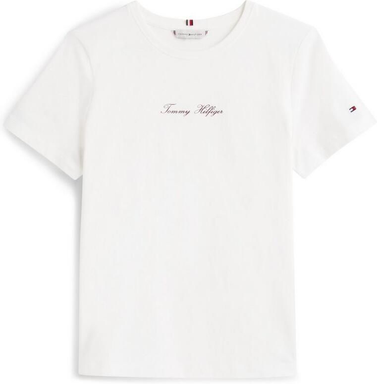Tommy Hilfiger Shirt met korte mouwen CLASSIC SCRIPT REG SS TEE - Foto 4