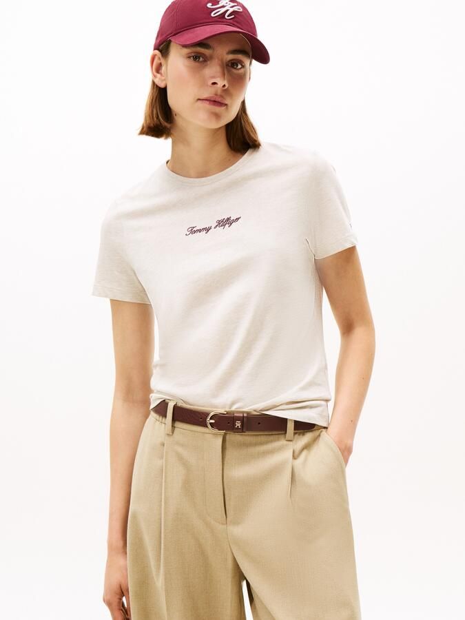 Tommy Hilfiger Shirt met korte mouwen CLASSIC SCRIPT REG SS TEE - Foto 5