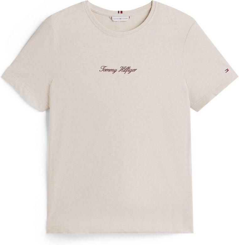Tommy Hilfiger Shirt met korte mouwen CLASSIC SCRIPT REG SS TEE - Foto 4