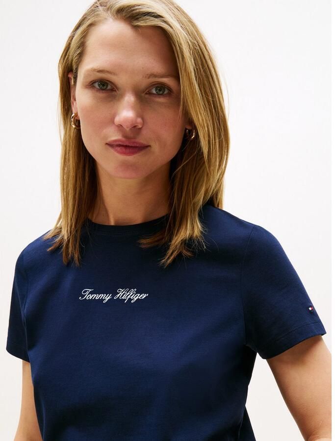 Tommy Hilfiger Shirt met korte mouwen CLASSIC SCRIPT REG SS TEE