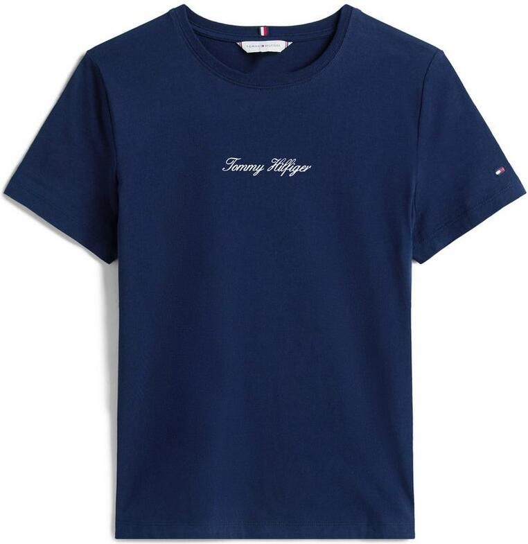 Tommy Hilfiger Shirt met korte mouwen CLASSIC SCRIPT REG SS TEE - Foto 4
