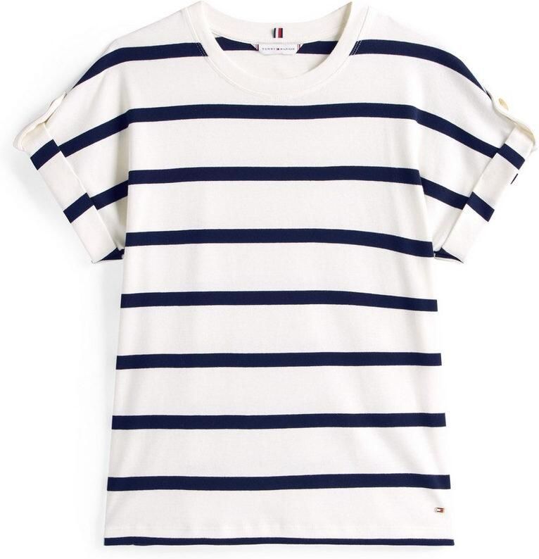 Tommy Hilfiger Shirt met korte mouwen GOLD BUTTON MDRN C-NK SS TEE - Foto 3