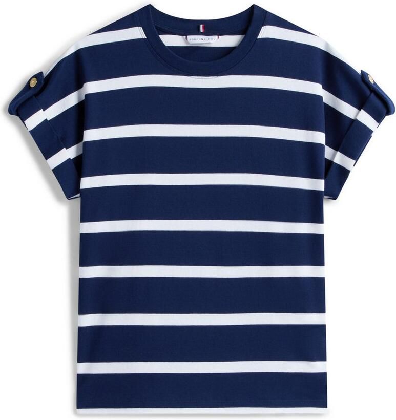Tommy Hilfiger Shirt met korte mouwen GOLD BUTTON MDRN C-NK SS TEE