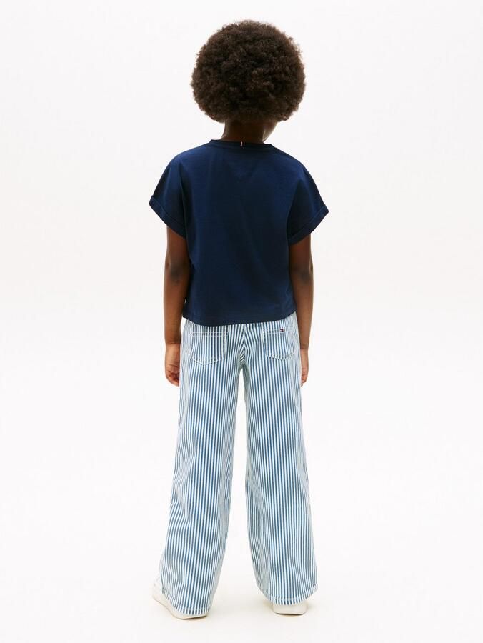 Tommy Hilfiger Shirt met korte mouwen HILFIGER SEQUINS FLAG TEE SS met pailletten met logo-print - Foto 7