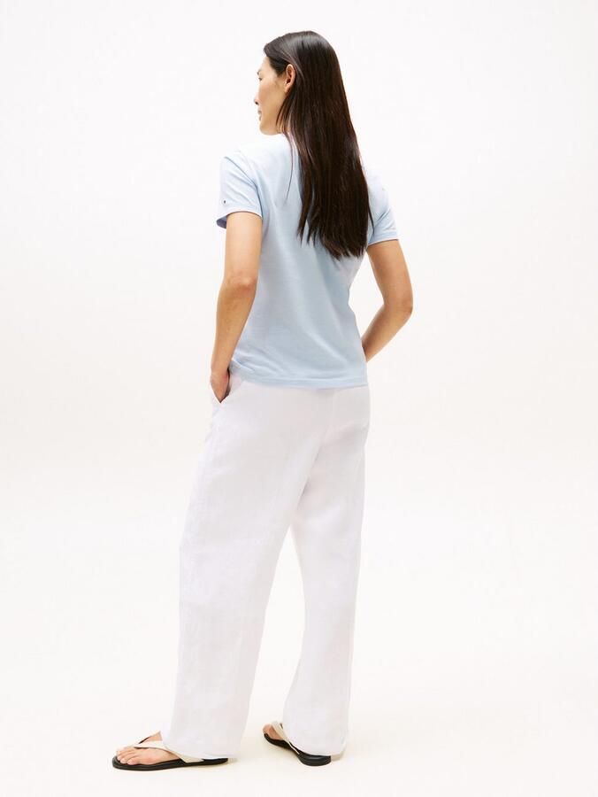 Tommy Hilfiger Shirt met korte mouwen SCRIPT REG C-NK SS T-SHIRT met script-logo-opschrift - Foto 3