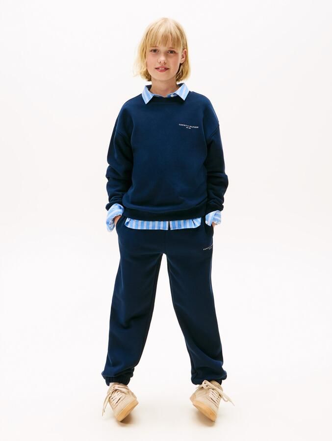 Tommy Hilfiger Shirt met lange mouwen en broek MINI CORP C-NECK SWEATSHIRT SET (2-delig) - Foto 7