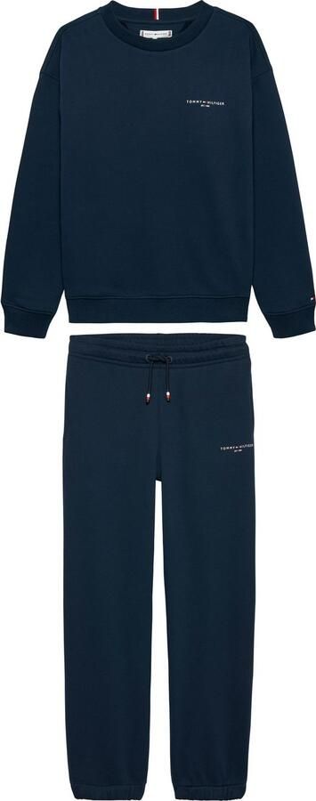 Tommy Hilfiger Shirt met lange mouwen en broek MINI CORP C-NECK SWEATSHIRT SET (2-delig) - Foto 6