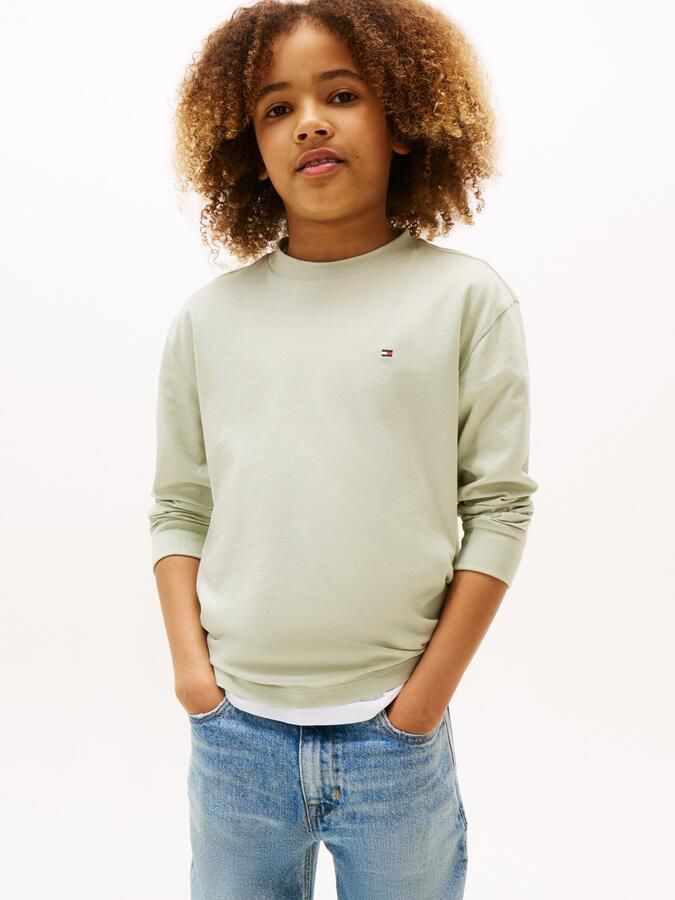Tommy Hilfiger Shirt met lange mouwen ESSENTIAL T-SHIRT LS voor kinderen tot 16 jaar merklogo - Foto 5