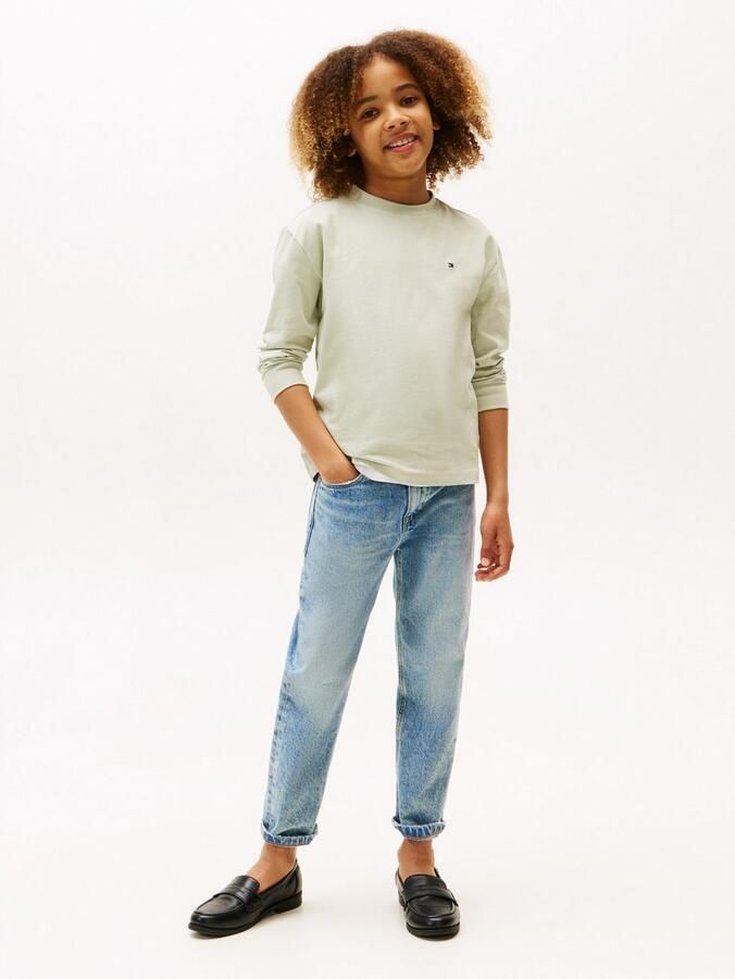 Tommy Hilfiger Shirt met lange mouwen ESSENTIAL T-SHIRT LS voor kinderen tot 16 jaar merklogo - Foto 3