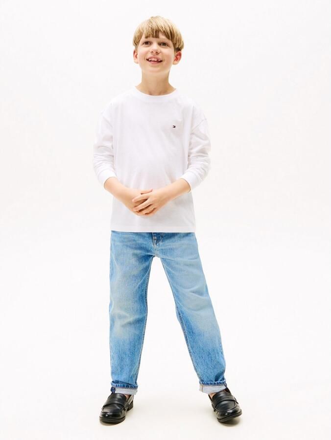 Tommy Hilfiger Shirt met lange mouwen ESSENTIAL T-SHIRT LS voor kinderen tot 16 jaar merklogo - Foto 5