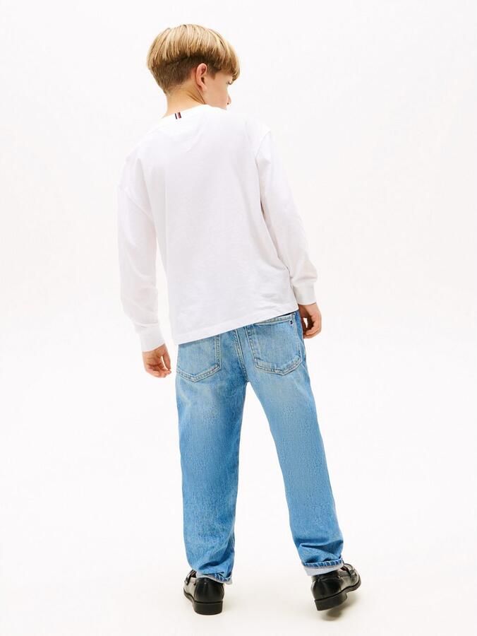 Tommy Hilfiger Shirt met lange mouwen ESSENTIAL T-SHIRT LS voor kinderen tot 16 jaar merklogo - Foto 6