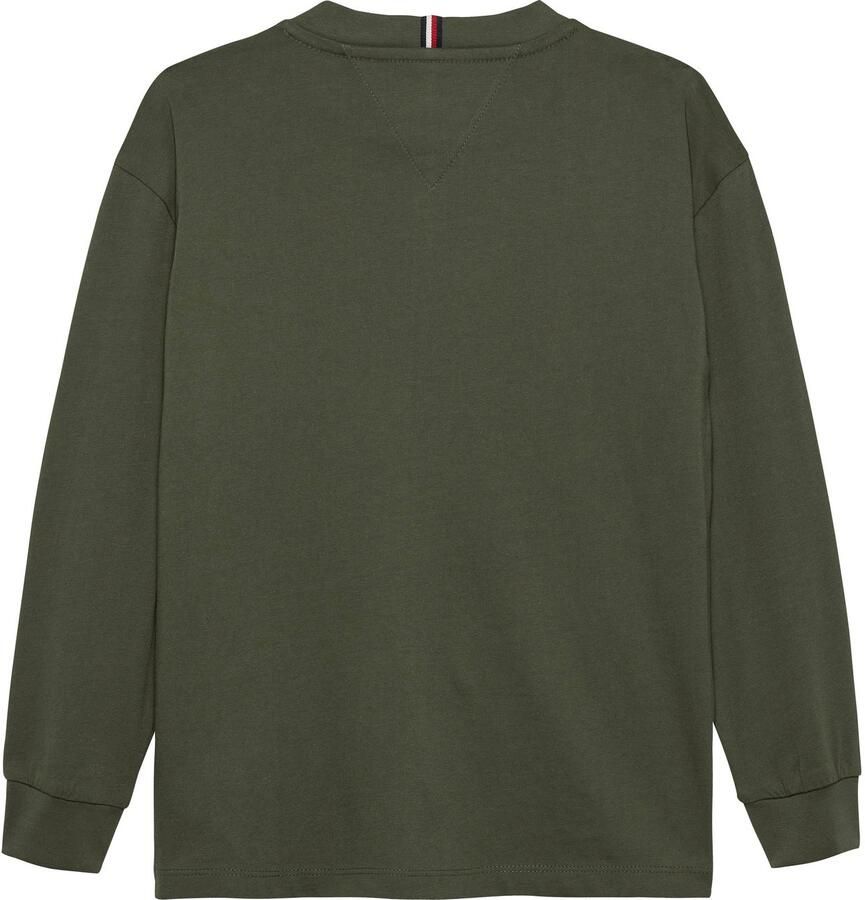 Tommy Hilfiger Shirt met lange mouwen ESSENTIAL T-SHIRT LS voor kinderen tot 16 jaar merklogo