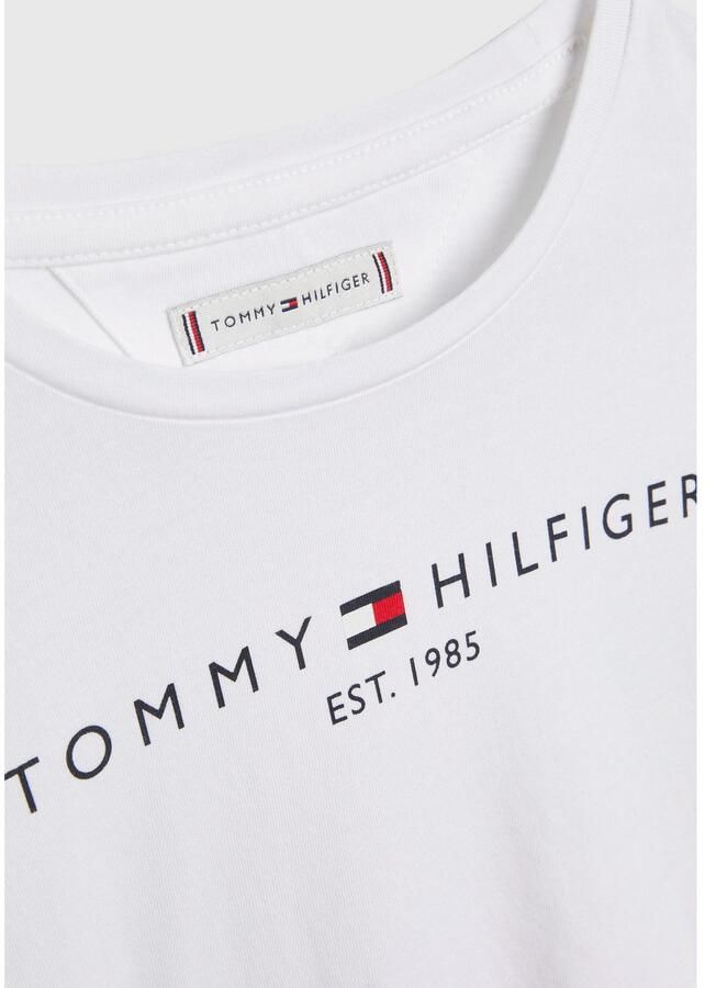 Tommy Hilfiger longsleeve van biologisch katoen wit Meisjes Katoen (biologisch) Ronde hals 128 - Foto 12