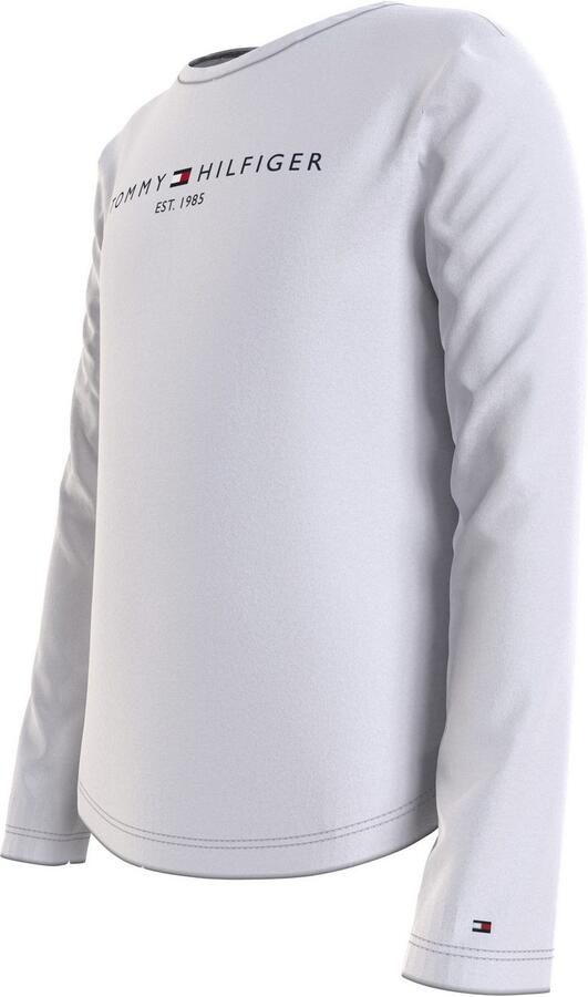 Tommy Hilfiger longsleeve van biologisch katoen wit Meisjes Katoen (biologisch) Ronde hals 128 - Foto 13