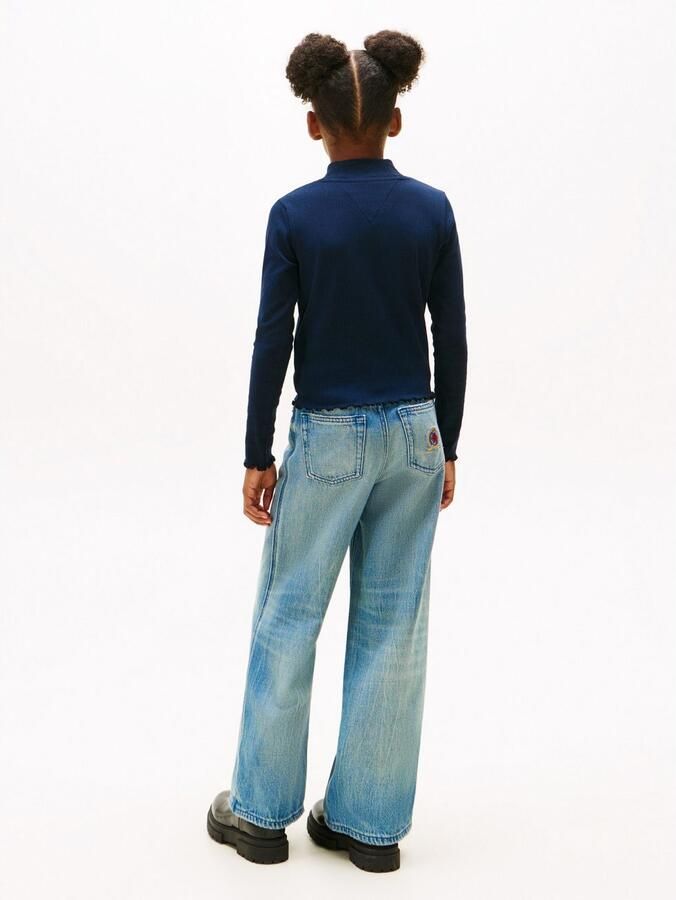 Tommy Hilfiger Shirt met lange mouwen MOCK NECK TOP LS Kinderen tot 16 jaar - Foto 4