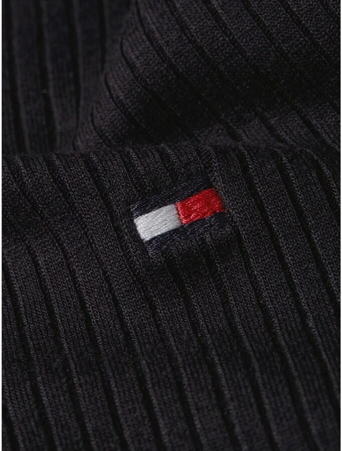 Tommy Hilfiger Shirt met lange mouwen SLIM 5X2 RIB ROLL-NK LS in een geribde structuur - Foto 10