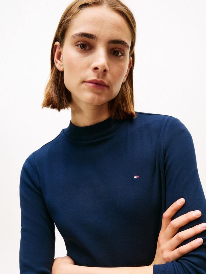 Tommy Hilfiger Slim fit shirt met lange mouwen van puur katoen - Foto 2