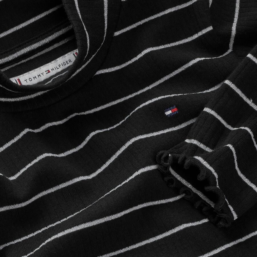 Tommy Hilfiger Shirt met lange mouwen SPARKLE STRIPE MOCK NECK L S