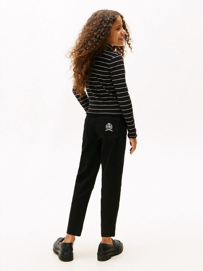 Tommy Hilfiger Shirt met lange mouwen SPARKLE STRIPE MOCK NECK L S - Foto 5