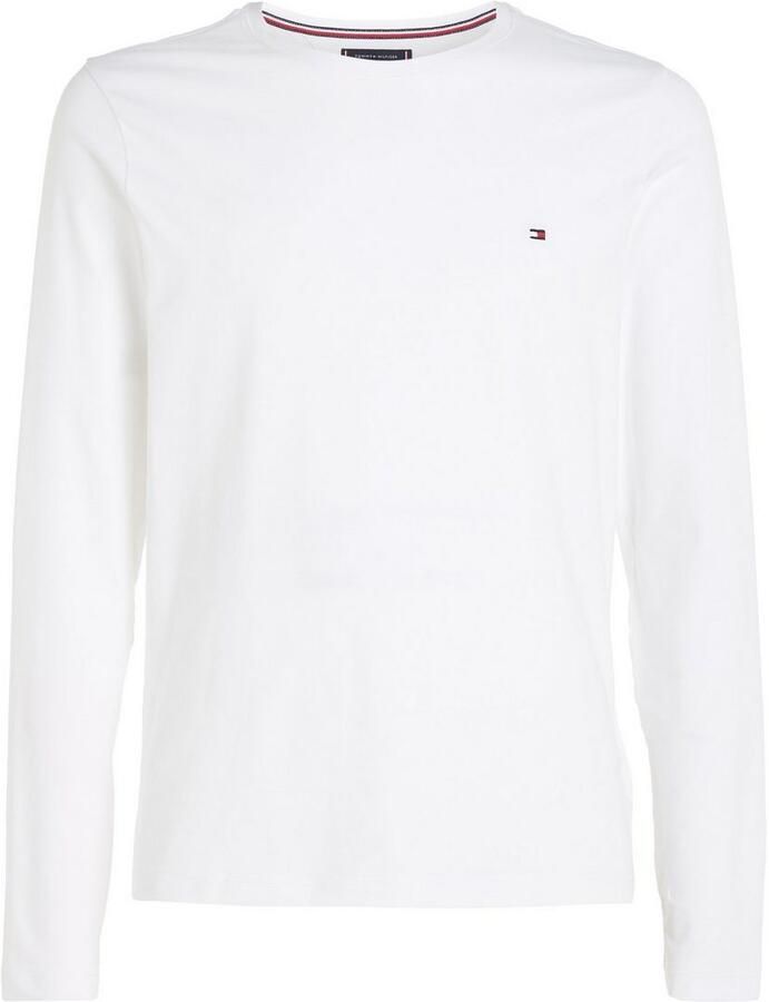 Tommy Hilfiger Slim fit shirt met lange mouwen en geborduurd logo model 'Tretch'