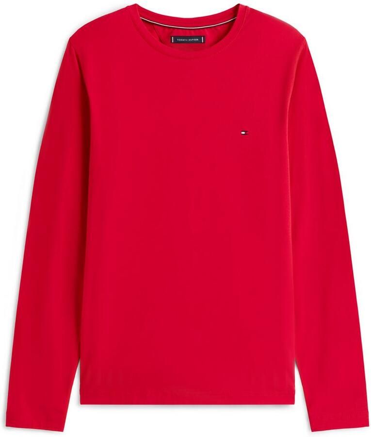 Tommy Hilfiger Shirt met lange mouwen STRETCH SLIM FIT LONG SLEEVE