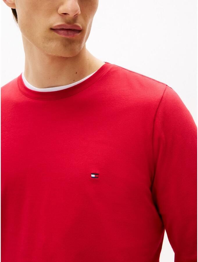 Tommy Hilfiger Shirt met lange mouwen STRETCH SLIM FIT LONG SLEEVE - Foto 3